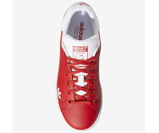Adidas stan smith kids best sale red