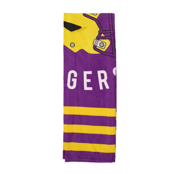 Northwest NCAA Lsu Tigers "Stripes" Beach Towel, 30" x 60"