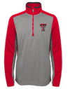 Outerstuff NCAA Youth (8-20) Texas Tech Red Raiders Matrix 1/4 Zip Long Sleeve Top