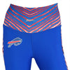 Zubaz NFL Women's Buffalo Bills Elevated Leggings With Zebra Accents