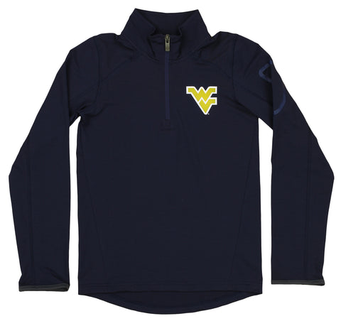 Outerstuff NCAA Youth (8-20) West Virginia Mountaineers Defender 1/4 Zip Jacket