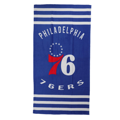 Northwest NBA Philadelphia 76Ers "Stripes" Beach Towel, 30" x 60"