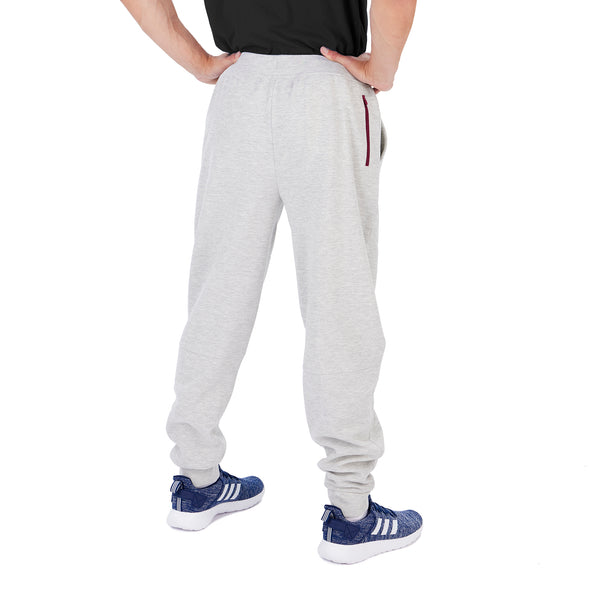 Zubaz NFL Men's Washington Football Team Heather Gray Speed Jogger