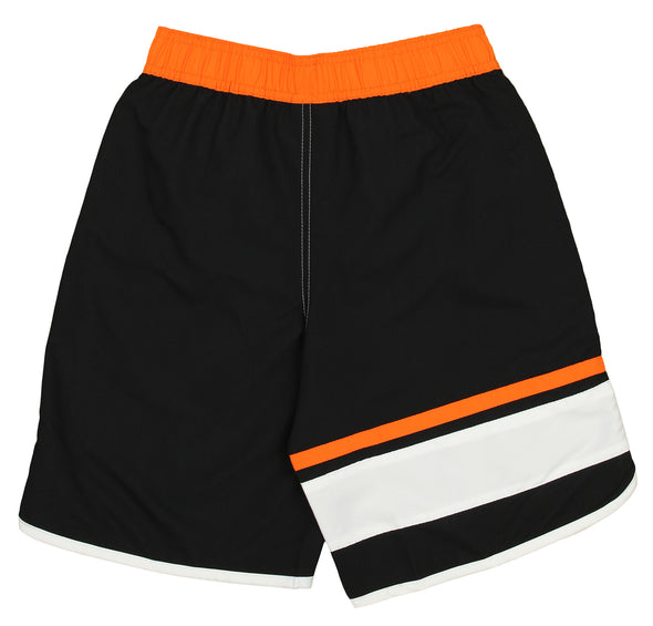 Outerstuff NHL Youth (8-20) Anaheim Ducks Swim Shorts, Black