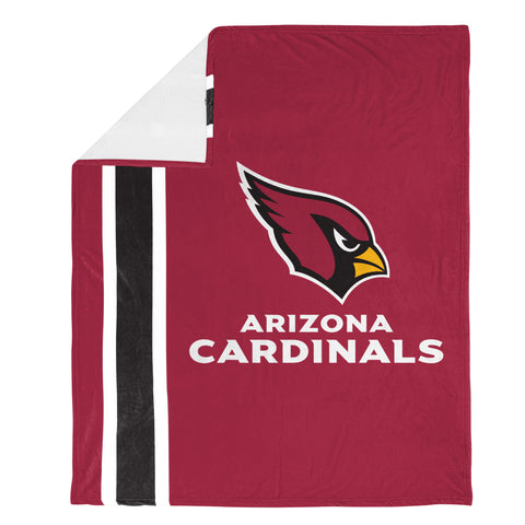 FOCO NFL Arizona Cardinals Plush Soft Micro Raschel Throw Blanket, 50 x 60