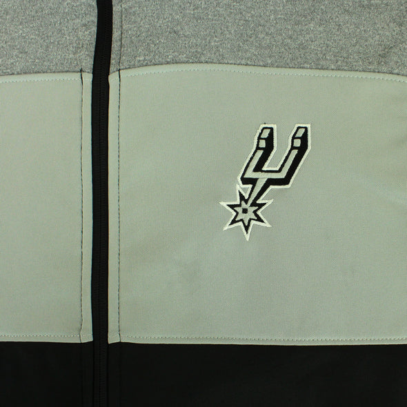 OuterStuff NBA Youth San Antonio Spurs Performance Full Zip Stripe Jacket