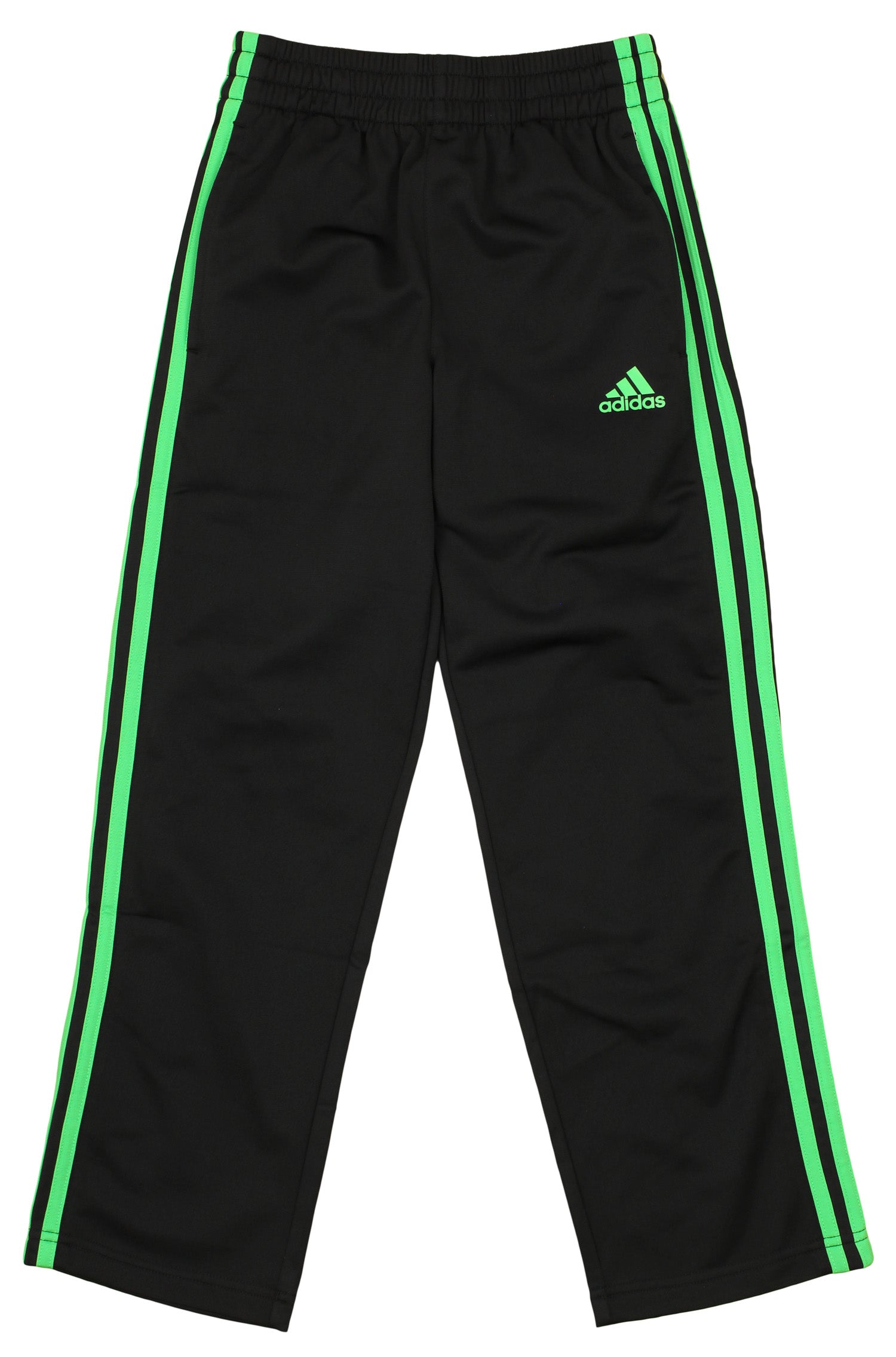 Adidas Youth Designator Track Pants, Black / Lime Green – Fanletic