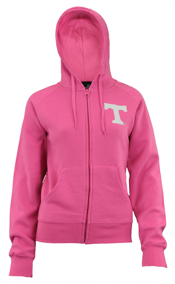 Outerstuff NCAA Women's Tennessee Volunteers Zip Up Hoodie, Pink