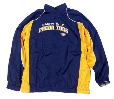 Reebok NHL Hockey Men's Nashville Predators Reversible Jacket, Navy