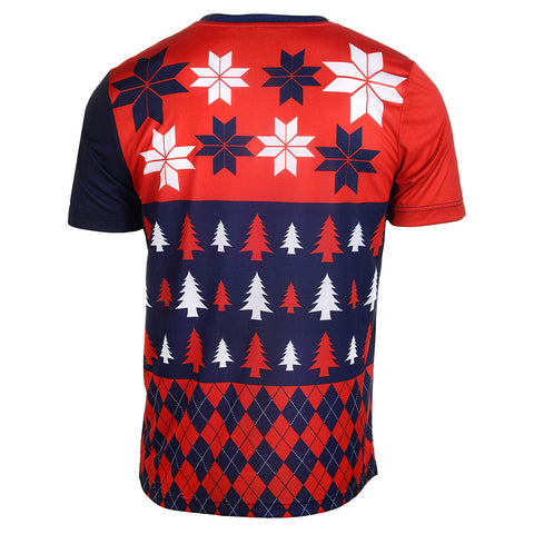FOCO MLB Men's Washington Nationals Busy Block Ugly Crew Neck Tee