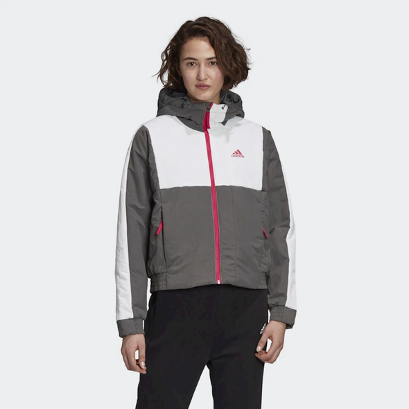 Adidas Women's Back to Sport Insulated Hooded Jacket, Color Options