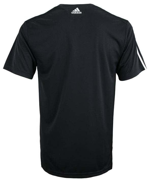 Adidas NBA Men's Climacool Short Sleeve Basketball Shooter Shirt, Black