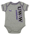 OuterStuff NCAA Infant Wisconsin Whitewater Warhawks 3 Piece Bodysuit Set