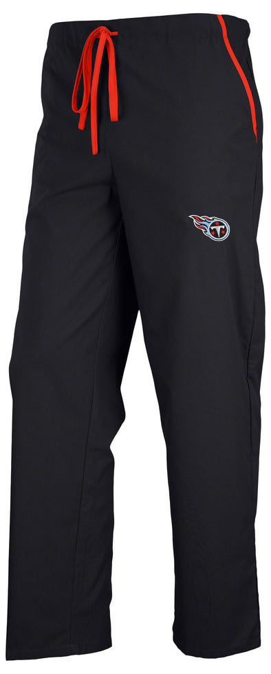 Fabrique Innovations NFL Unisex Tennessee Titans Team Logo Scrub Pants