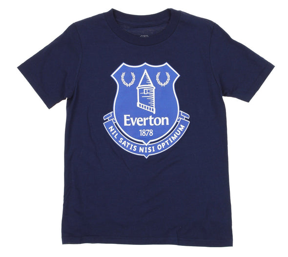 Gen 13 EPL Everton F.C. Soccer Youth Primary Logo Short Sleeve T-Shirt, Navy