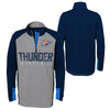 Outerstuff NBA Youth Boys Oklahoma City Thunder "Shooter" 1/4 Zip Sweater