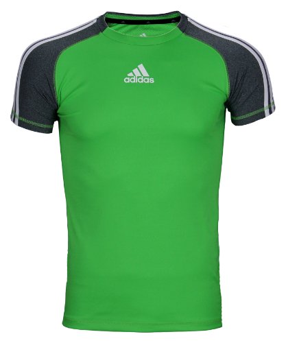 Adidas Youth Athletic Performance Climalite T-Shirt, Lime Green 