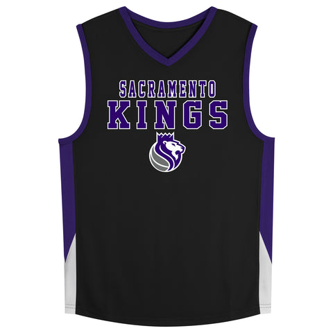 Outerstuff NBA Sacramento Kings Youth (8-20) Knit Top Jersey with Team Logo