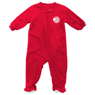 Outerstuff NBA Infant (12M-24M) Atlanta Hawks Footed Sleeper, Red