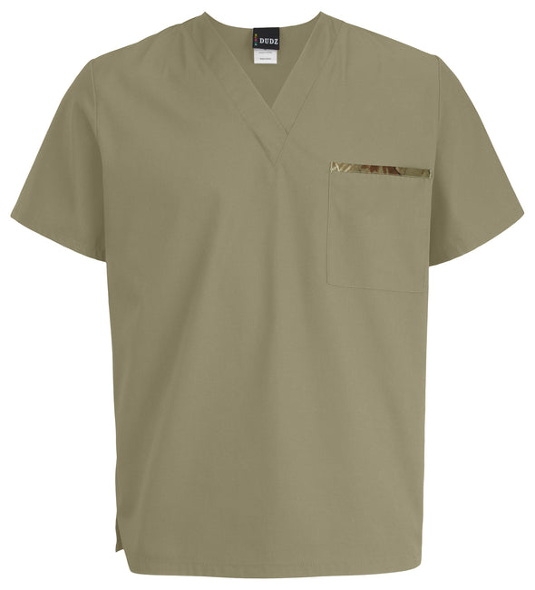 Fabrique Innovations Unisex Real Tree Blank Scrub Top