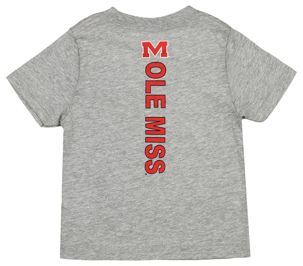 Outerstuff Mississippi Ole Miss Rebels NCAA Toddler Goal Line Stand 3 in 1 Combo Tee, Navy/Grey