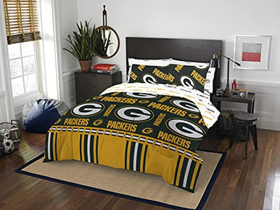 Northwest NFL Green Bay Packers Rotary Bed in a Bag Set