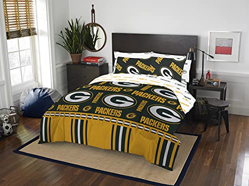 Northwest NFL Green Bay Packers Rotary Bed in a Bag Set