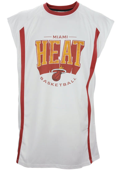 Zipway NBA Basketball Youth Miami Heat Sleeveless Muscle Shirt, White