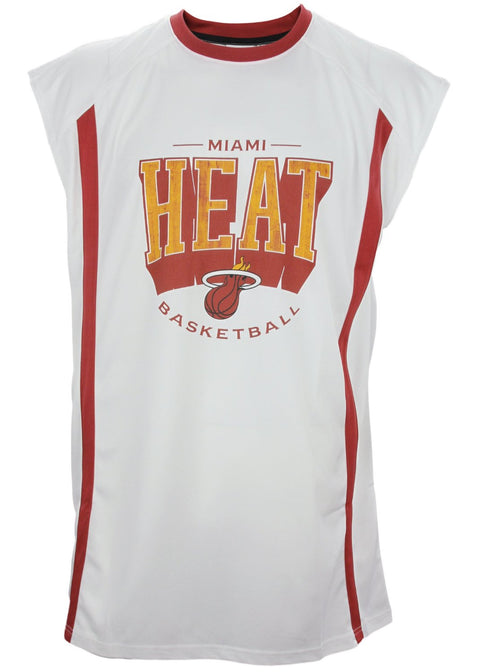 Zipway NBA Basketball Youth Miami Heat Sleeveless Muscle Shirt, White
