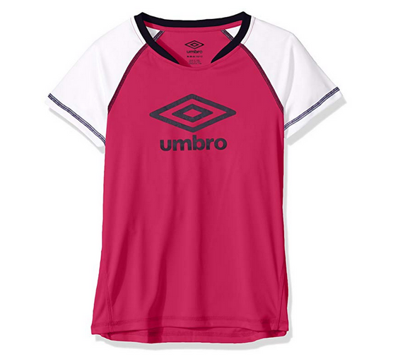 Umbro Youth Girls "Kick Sweep" Raglan Shirt Top, Color Options