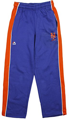 Outerstuff MLB Baseball Youth New York Mets Stadium Wear Fleece Pants, Blue