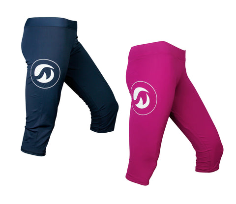 DJ Skins Women's DJ Capri Athletic Workout Capri Leggings, 2 Colors