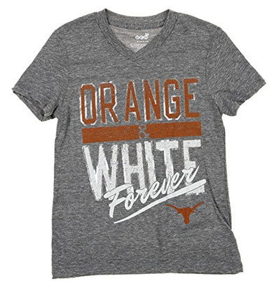 NCAA Youth Girls Texas Longhorns Palladium Tri Blend Tee