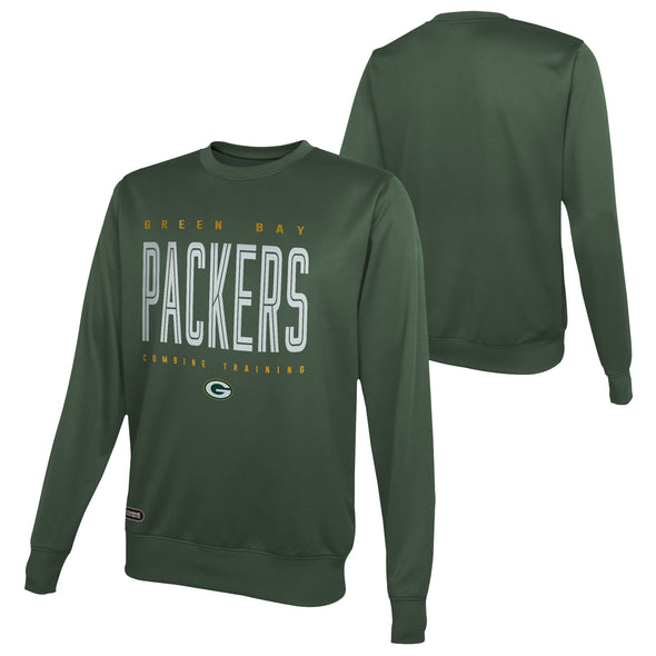 Outerstuff NFL Men's Green Bay Packers Top Pick Performance Fleece Sweater