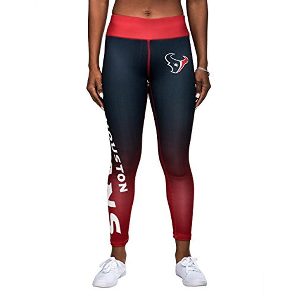 Forever Collectibles NFL Women's Houston Texans Gradient 2.0 Wordmark Legging