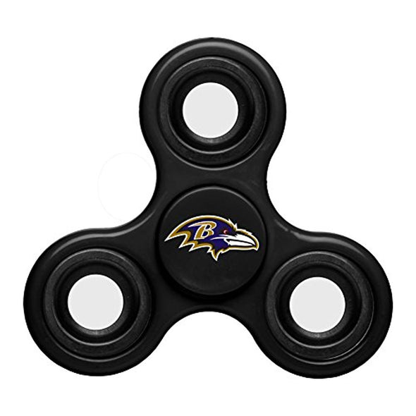 Forever Collectibles NFL Baltimore Ravens Diztracto Fidget Spinnerz - 3 Way