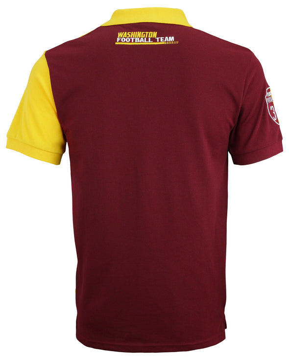 FOCO NFL Men's Washington Football Team Rugby Polo Shirt