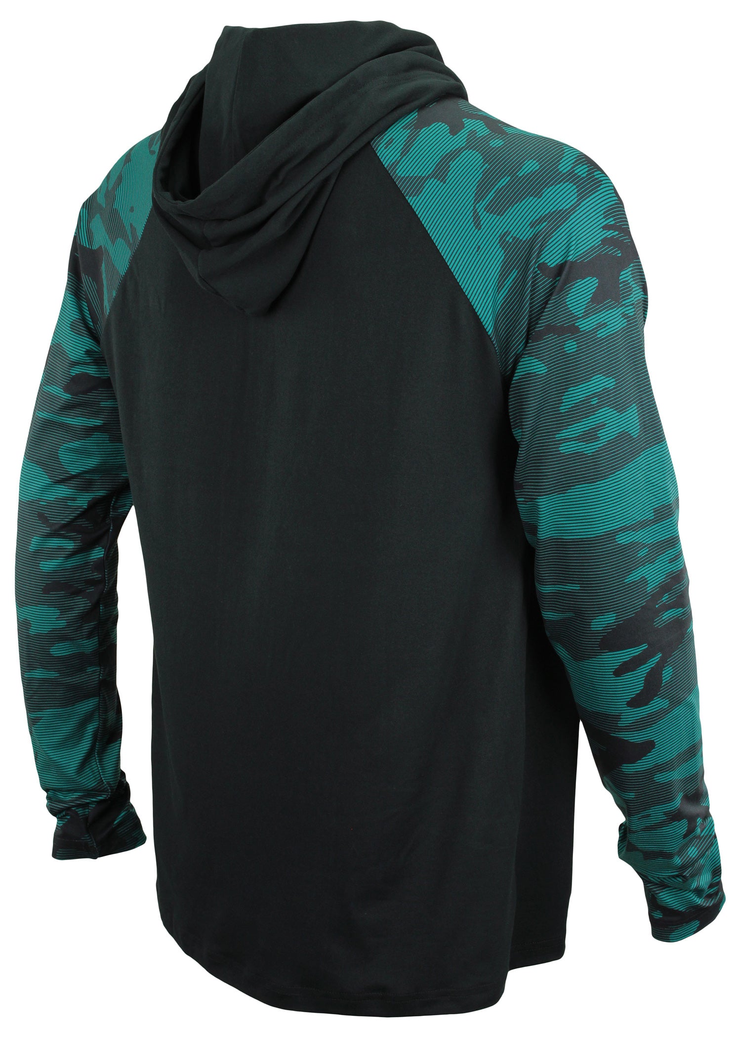 Zubaz Jacksonville Jaguars NFL Men's Team Color Hoodie with Team Camo Liner