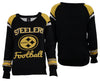 Forever Collectibles NFL Women's Pittsburgh Steelers Glitter Scoop Neck Sweater