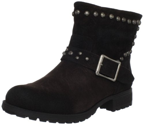 Kelsi Dagger Max Women's Studded Leather Ankle Moto Boots, Color Options