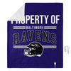 FOCO NFL Baltimore Ravens Exclusive Heated Throw Blanket, 50"x60"