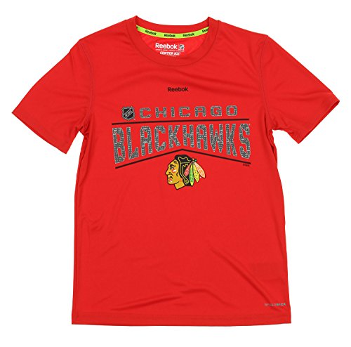 Reebok NHL Youth Chicago Blackhawks Speedwick Freeze Performance Tee