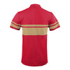 FOCO Men's NFL San Francisco 49ers Stripe Polo Shirt