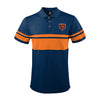 FOCO Men's NFL Chicago Bears Stripe Polo Shirt