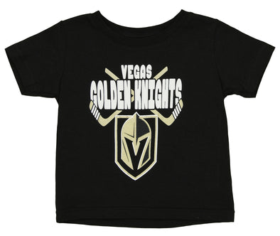 Outerstuff NHL Infant (12-24M) Vegas Golden Knights Crossed in Front Short Sleeve Tee