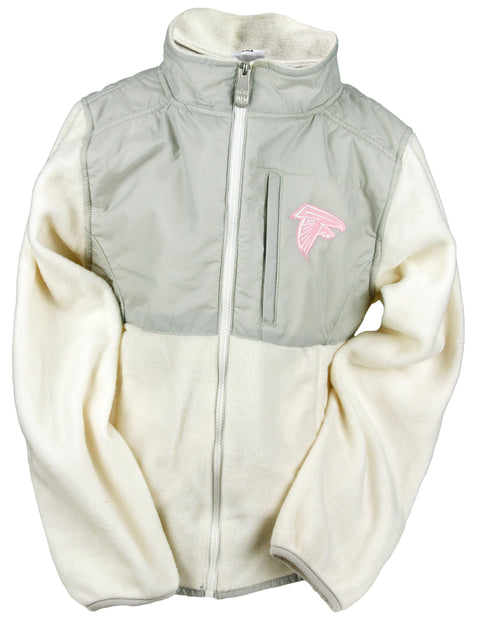 Reebok Youth Girls NFL Football Atlanta Falcons Fleece Zip Up Jacket