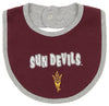 Outerstuff NCAA Newborn Arizona State Sun Devils Fair Catch 3 Piece Bib Set, 0-3M