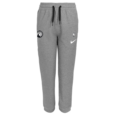 Nike NBA Youth (8-20) Minnesota Timberwolves Heathered Grey Showtime Pants