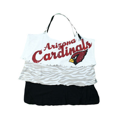 Reebok NFL Football Women's Arizona Cardinals Layered Girly Tank Top, White
