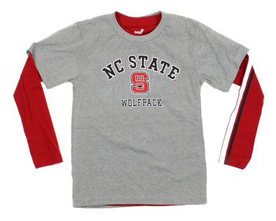 NCAA Youth NC State Wolfpack Classic Fade 2 Shirt Combo Pack